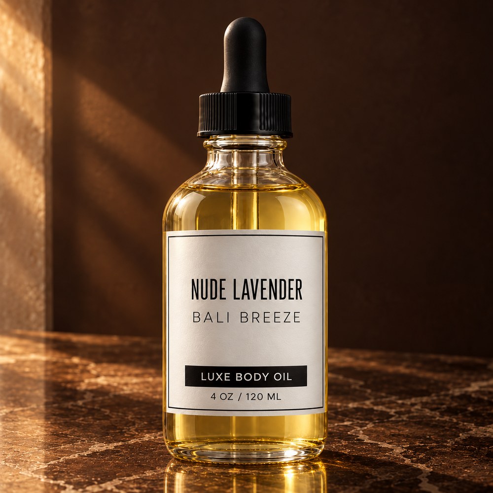 Nude Lavender Bali Breeze body oil